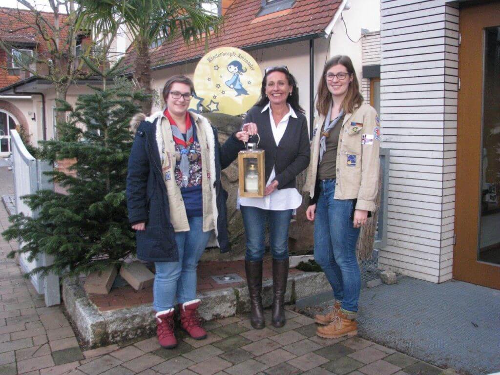 Friedenslicht goes Kinderhospiz Sterntaler