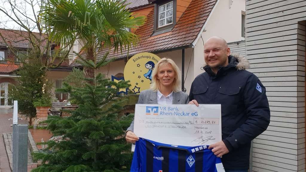 SV Waldhof spendet über 10.000,- Euro an Kinderhospiz Sterntaler