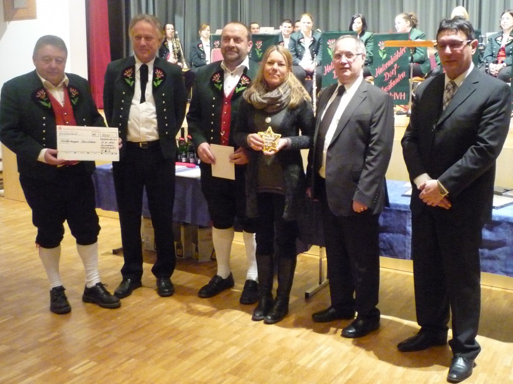 Musikverein Hatzenbühl unterstützt Kinderhospiz Sterntaler