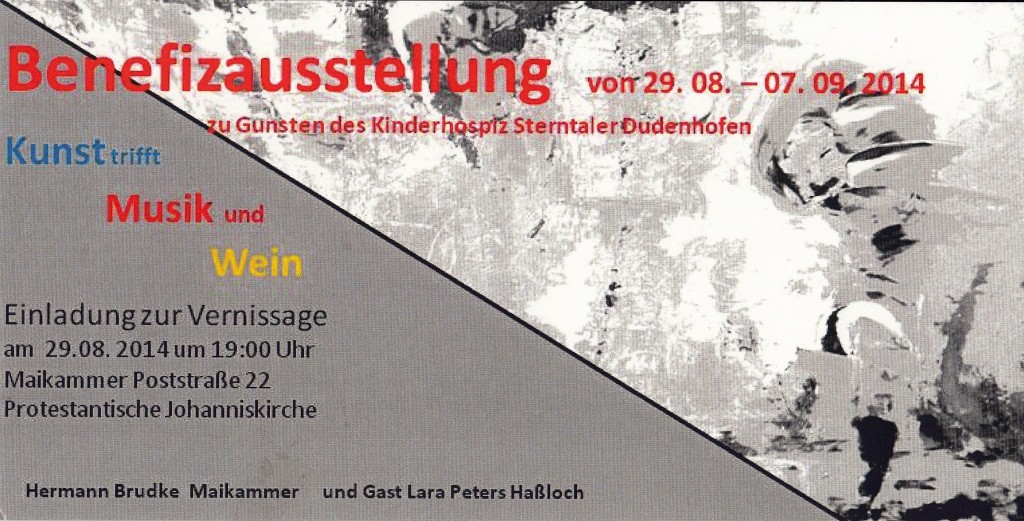 30.08.2014 Kunstausstellung einmal ganz anders…