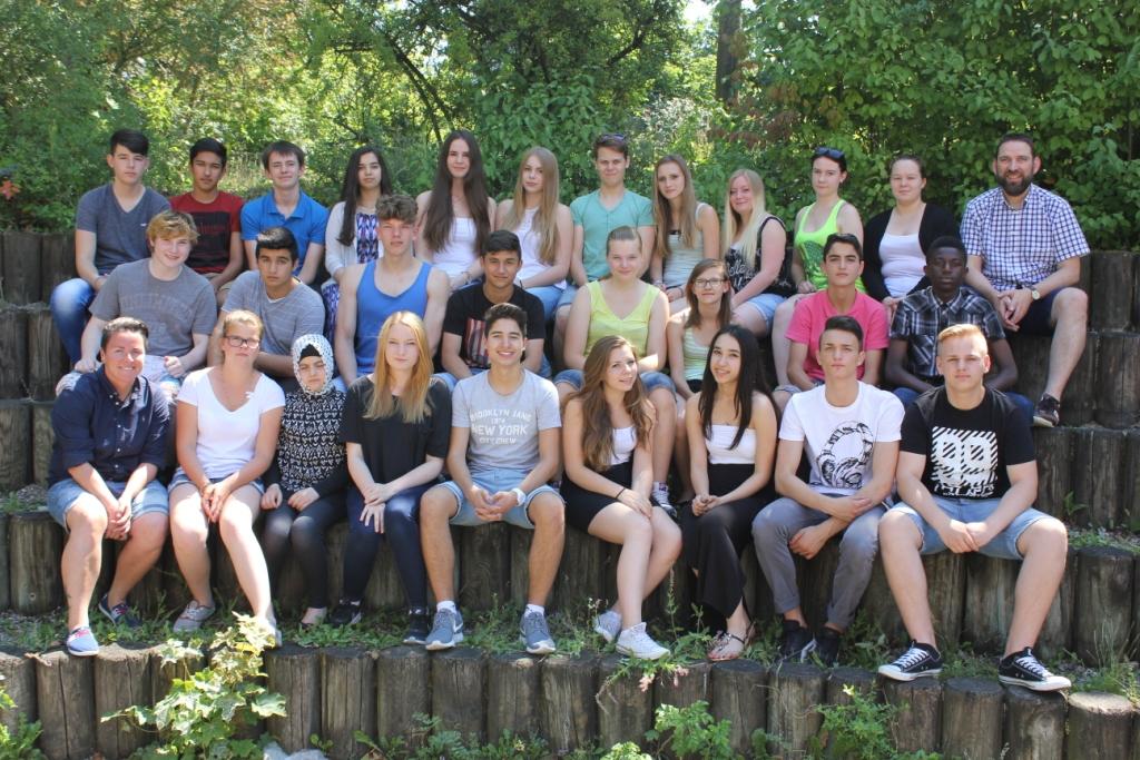 Die Klasse 9d der IGS Ernst Bloch Ludwigshafen
