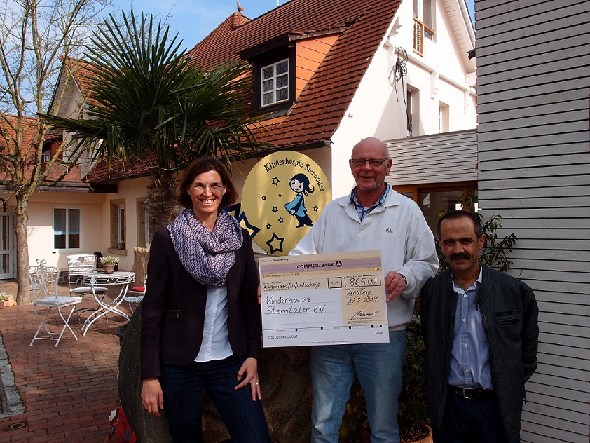 Wild-Mitarbeiter spenden für das Kinderhospiz Sterntaler