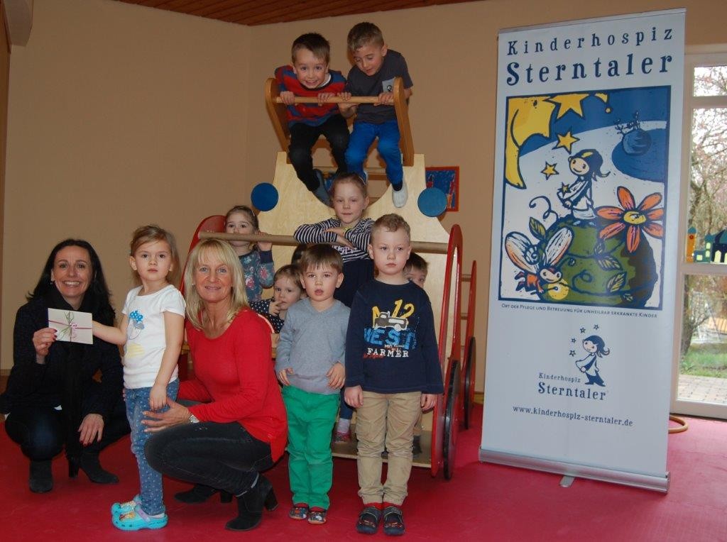Schwalbennest spendet an das Kinderhospiz Sterntaler