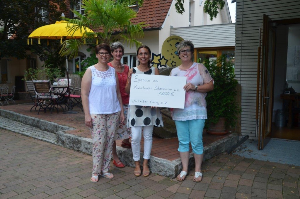 „Wir helfen Emily“-Verein spendet an Kinderhospiz Sterntaler e.V. Dudenhofen