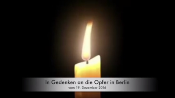 In Gedanken an die Opfer von Berlin