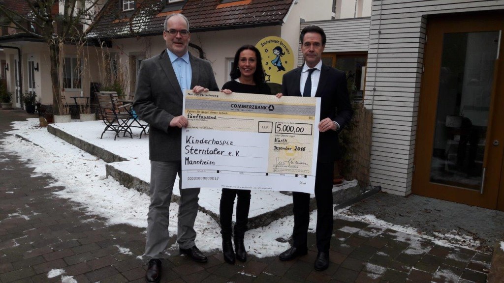 METRONA GmbH und ihre Kunden spenden an Kinderhospiz Sterntaler