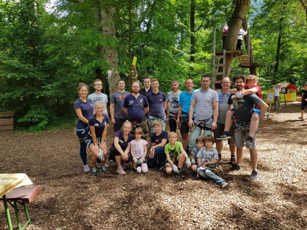 Hoch hinaus am PAPA-TAG