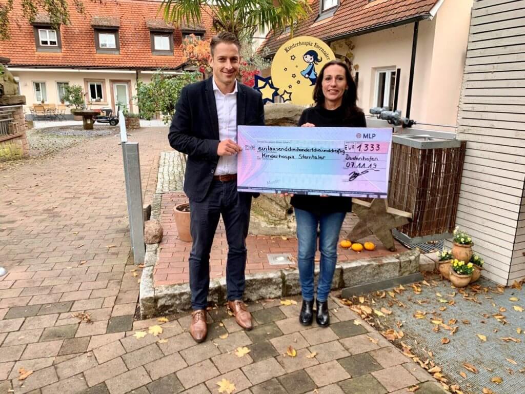 MLP sammelt Spenden für das Kinderhospiz Sterntaler