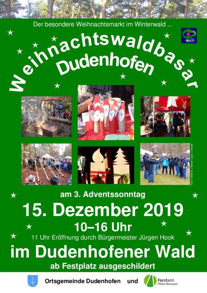 Die Sterntaler freuen sich auf Euren Besuch beim Weihnachtswaldbazar in Dudenhofen