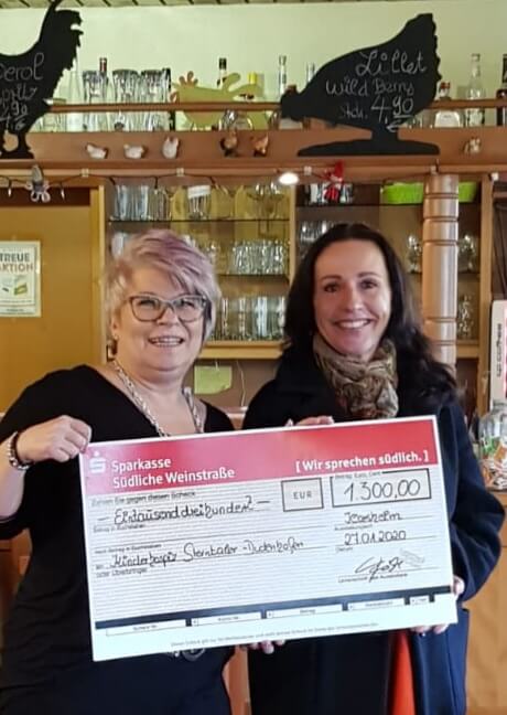 Hähnchenrestaurant „Zur Kalmit“ veranstaltet Spenden-Aktion für Sterntaler