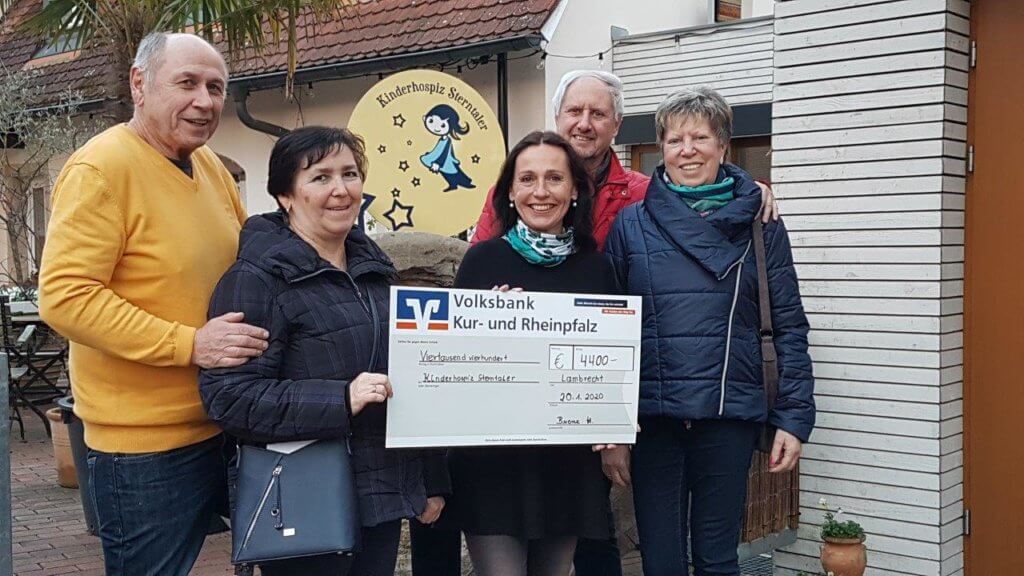 Herzensspende für Kinderhospiz Sterntaler in Dudenhofen