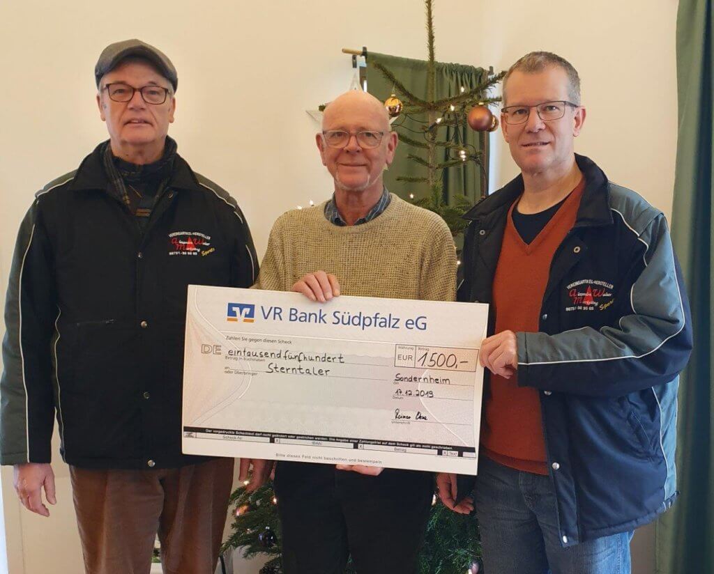 Schützenverein Diana Sondernheim spendet an Kinderhospiz Sterntaler