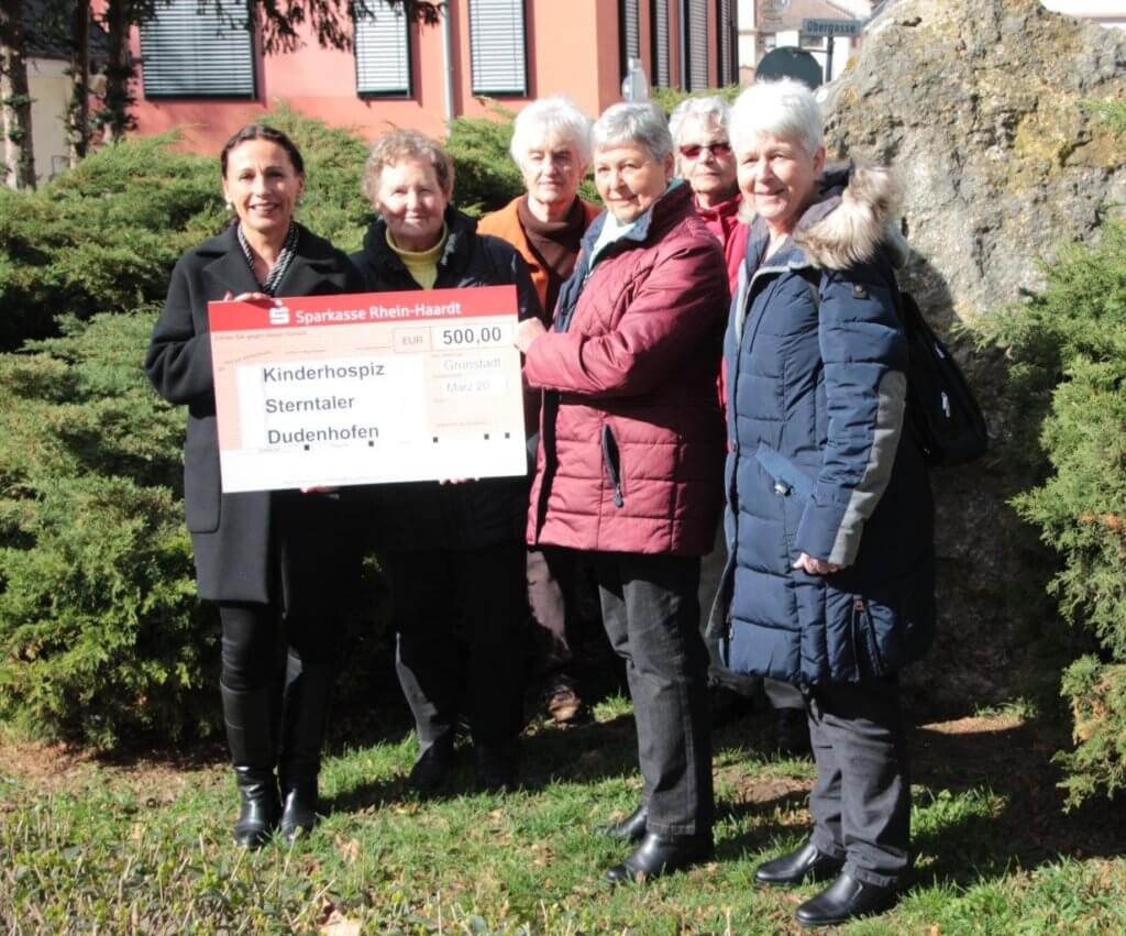 Seniorenkegelclub spendet auch 2020 wieder für Kinderhospiz Sterntaler