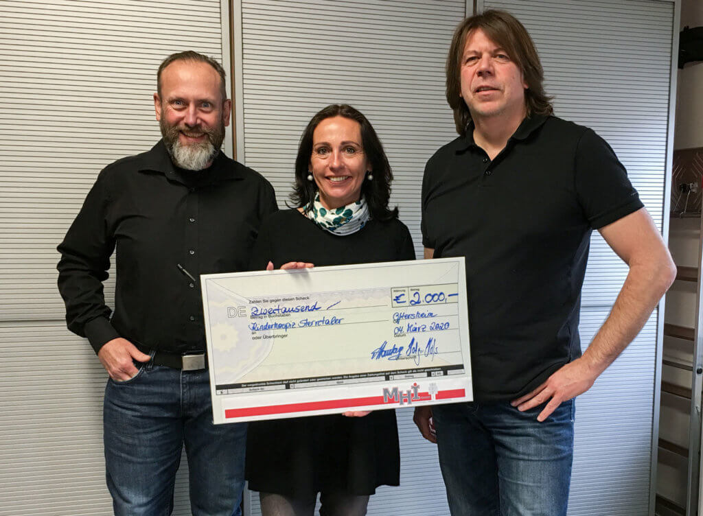 MHI GmbH unterstützt auch dieses Jahr wieder die Sterntaler