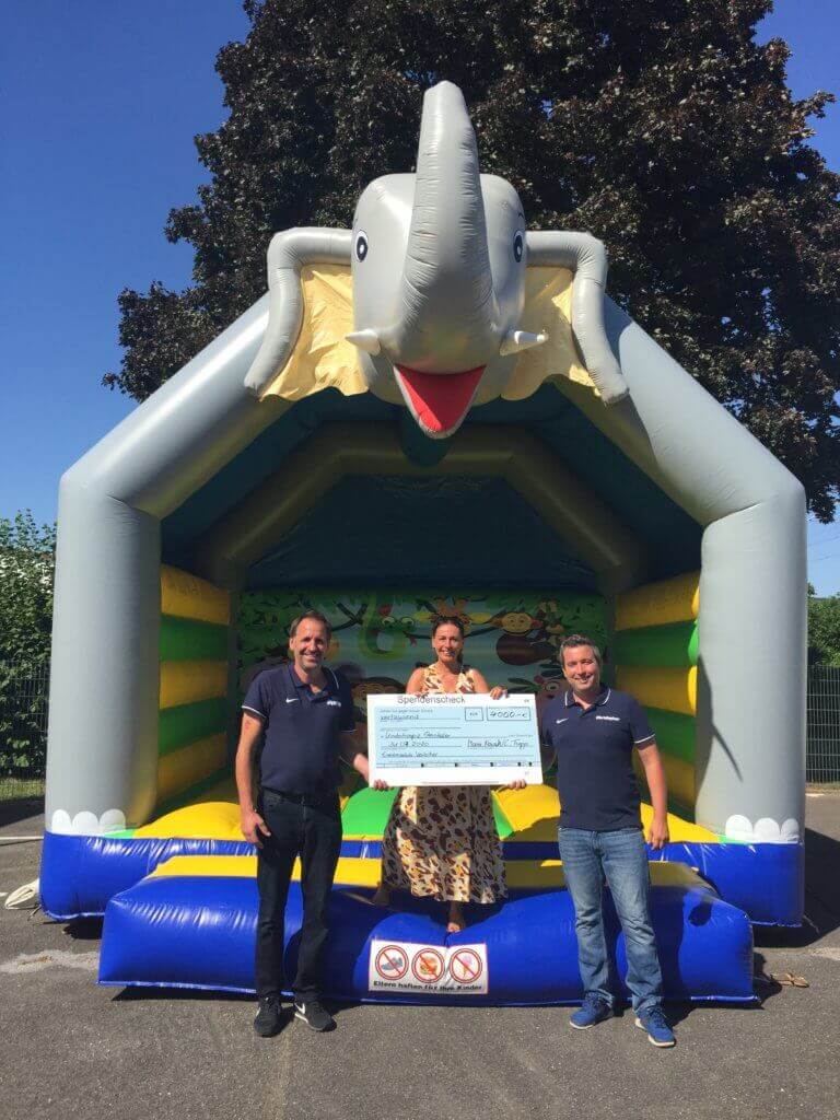 Tolle Spendenaktion von Christopher Trapp und Mario Nowak