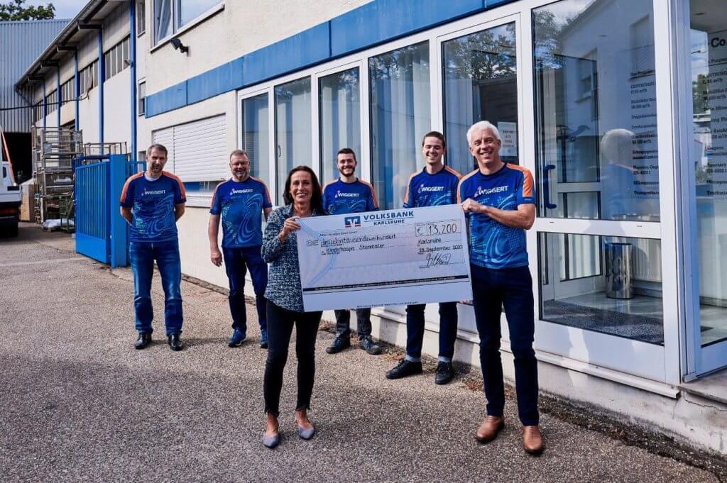 Wiggert spendet an das Kinderhospiz Sterntaler e. V.