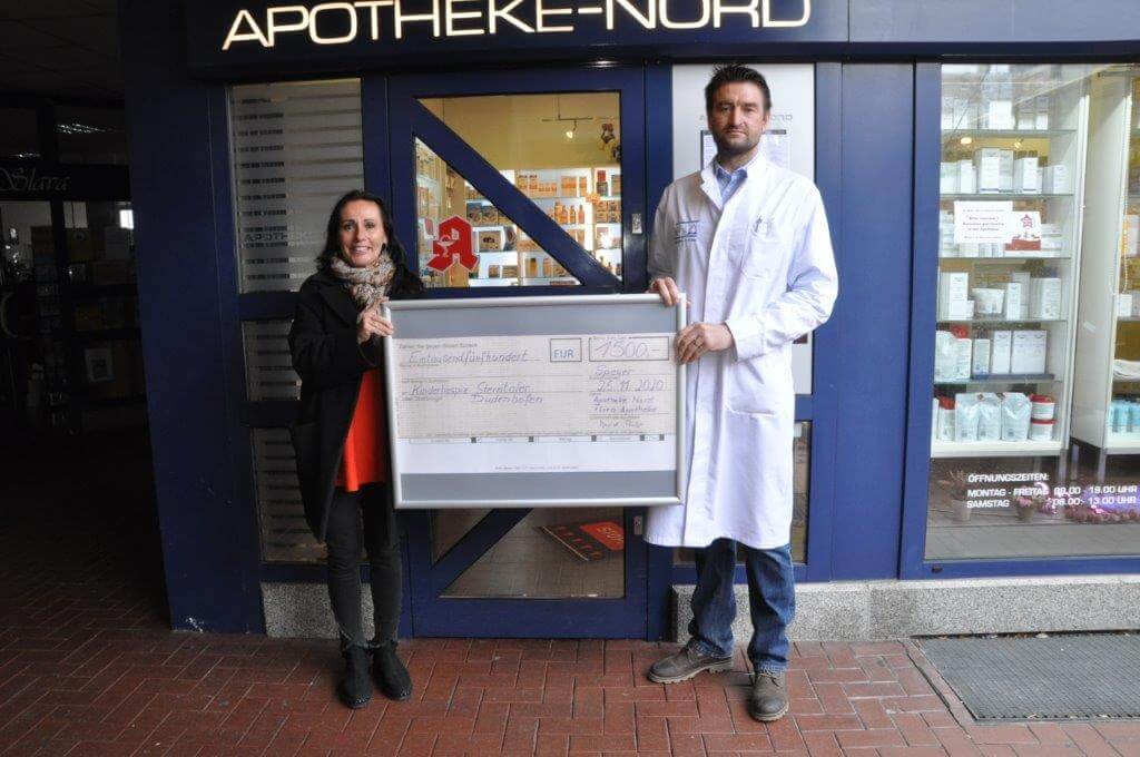 Apotheke Nord und Flora Apotheke in Speyer – Spenden statt Geschenke