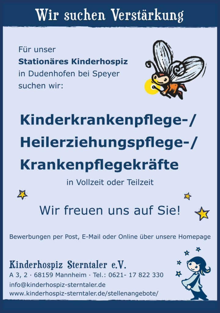 Kinderkrankenpflege- / Krankenpflege- / Heilerziehungspflegekraft