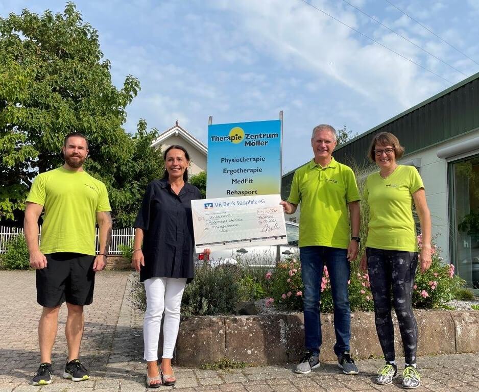 Therapiezentrum Möller unterstützt Kinderhospiz Sterntaler