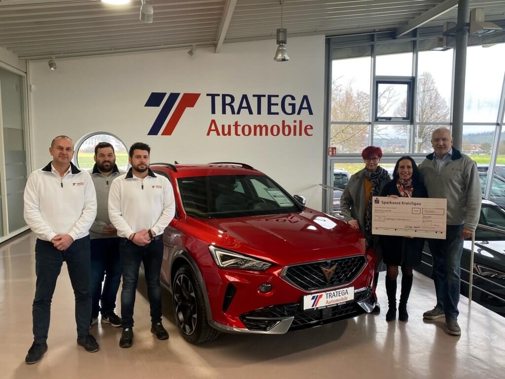 Autohaus Tratega spendet an das Kinderhospiz Sterntaler
