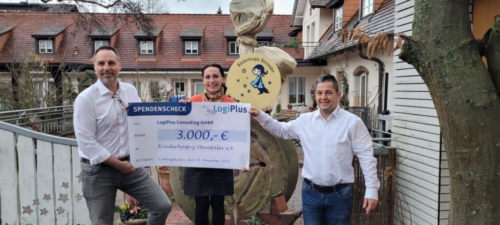 LogiPlus spendet Kinderhospiz Sterntaler