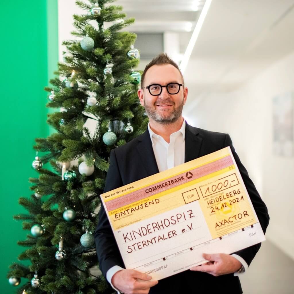 Spendenaktionen bei Axactor Germany