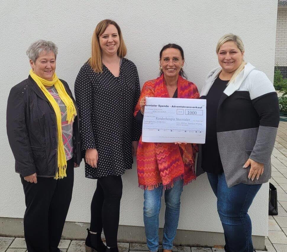 Beatrice Wiwias und Julia Müller auch wieder fleißig dabei