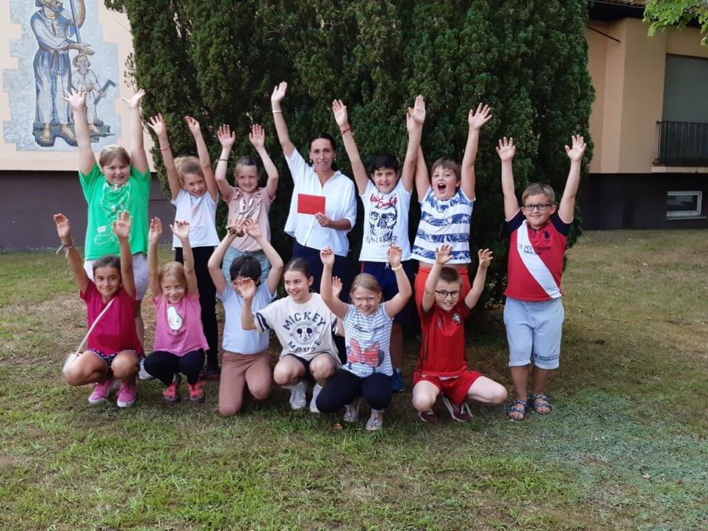Die engagierten Kommunionkinder aus Waldfischbach