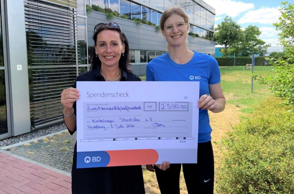 Laufend Gutes tun – BD organisiert Spendenlauf für den guten Zweck am Standort Heidelberg
