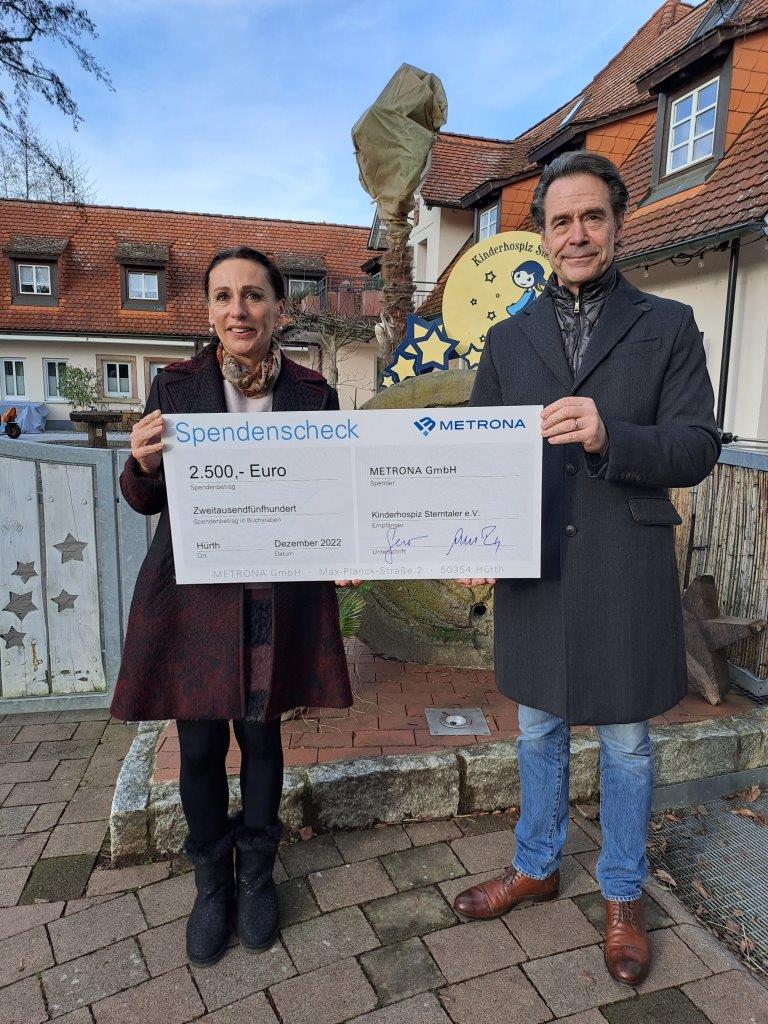 METRONA GmbH spendet wieder an Sterntaler