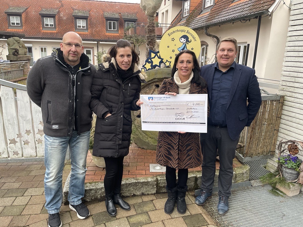 ODM GmbH spendet an Kinderhospiz Sterntaler