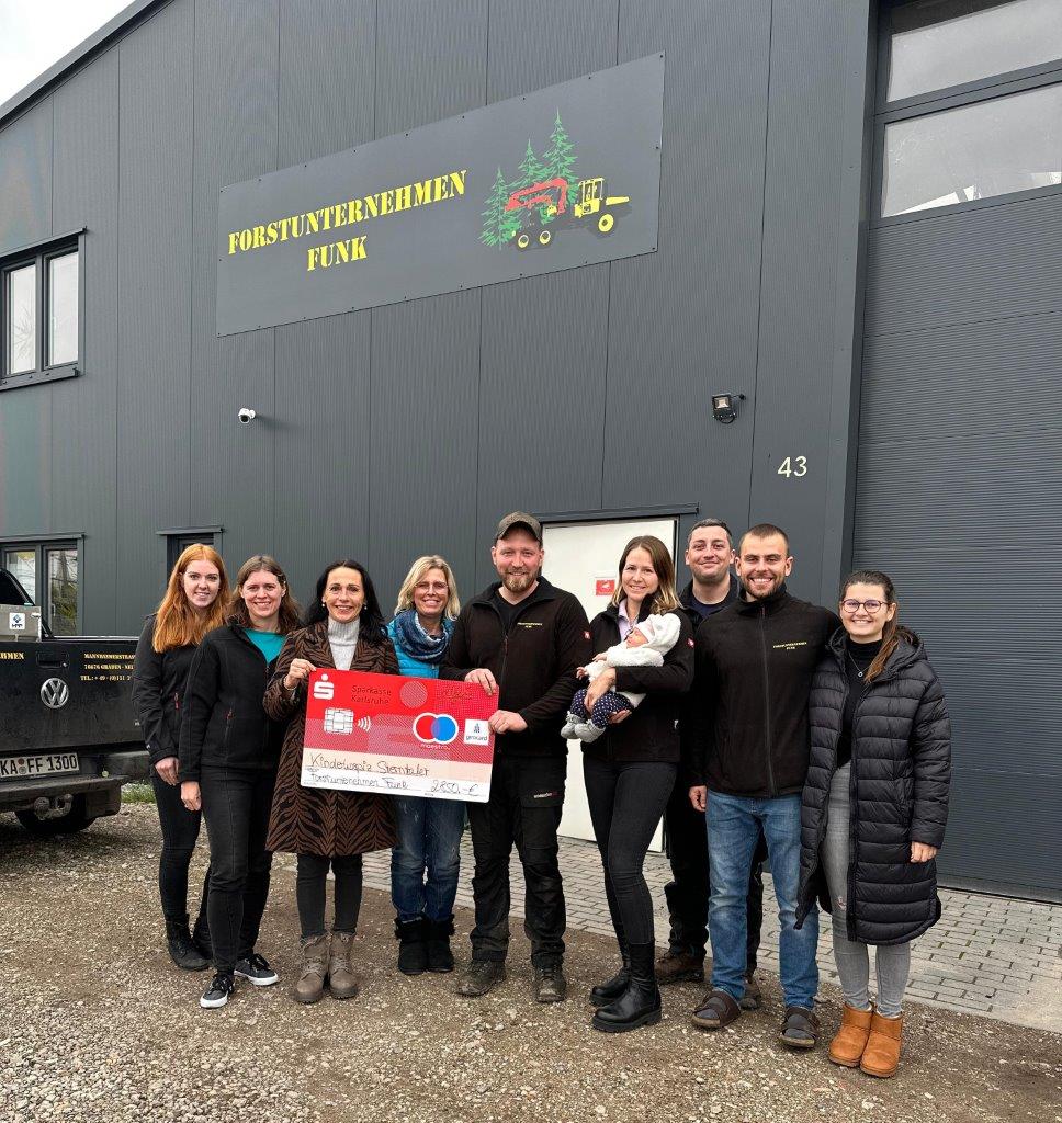 Unsere lieben Freunde vom Forstunternehmen Funk