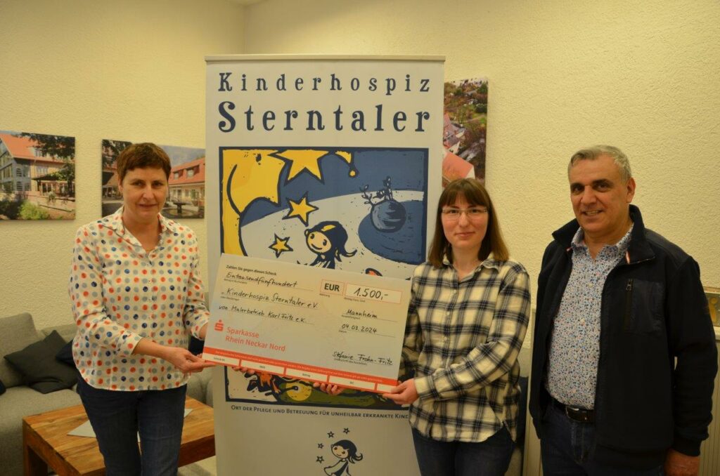 Malerbetrieb Karl Fritz e.K. spendet zum 125-jährigem Jubiläum