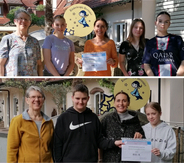 Konfi-Dankspenden an das Kinderhospiz Sterntaler