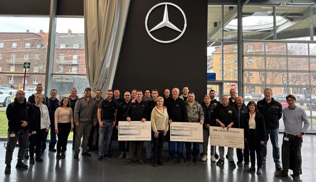 Benz-Belegschaft-Standort-Mannheim… Standort sozialen Engagements