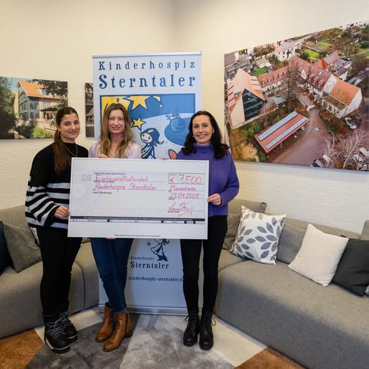 Spendenübergabe ALEX & GROSS Kinderhospiz Sterntaler