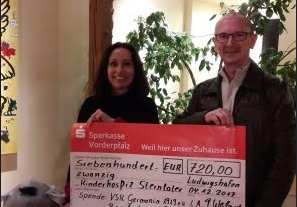 Erlös aus dem Benefiz-Bouleturnier für das Kinderhospiz Sterntaler