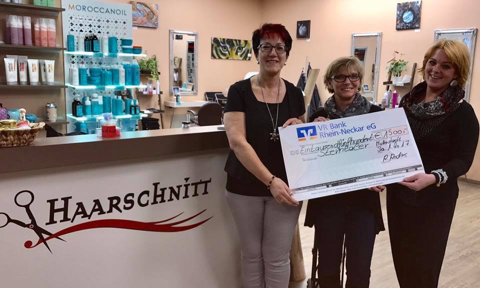 Friseursalons Haarschnitt mit tollem „Spenden-Schnitt“