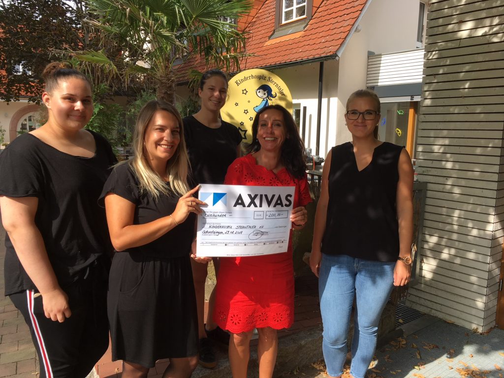 Tolle Spendenaktion der „Axivas Deutschland Azubis“