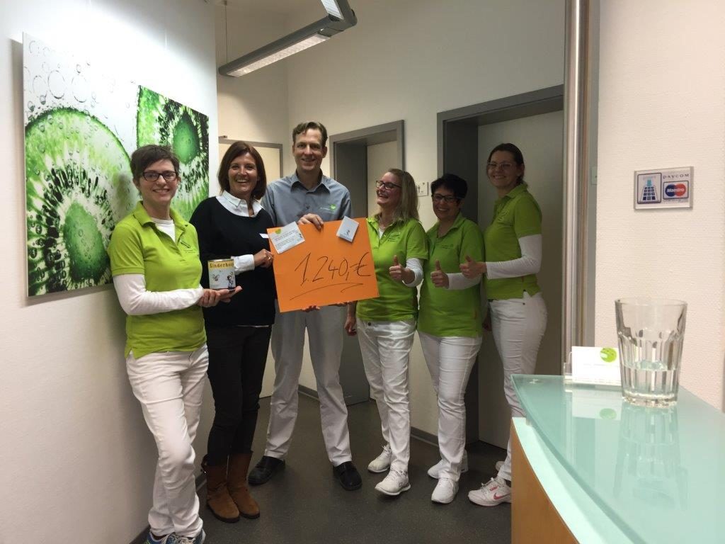 Praxis Dr. Knöll aus Plankstadt unterstützt Kinderhospiz Sterntaler