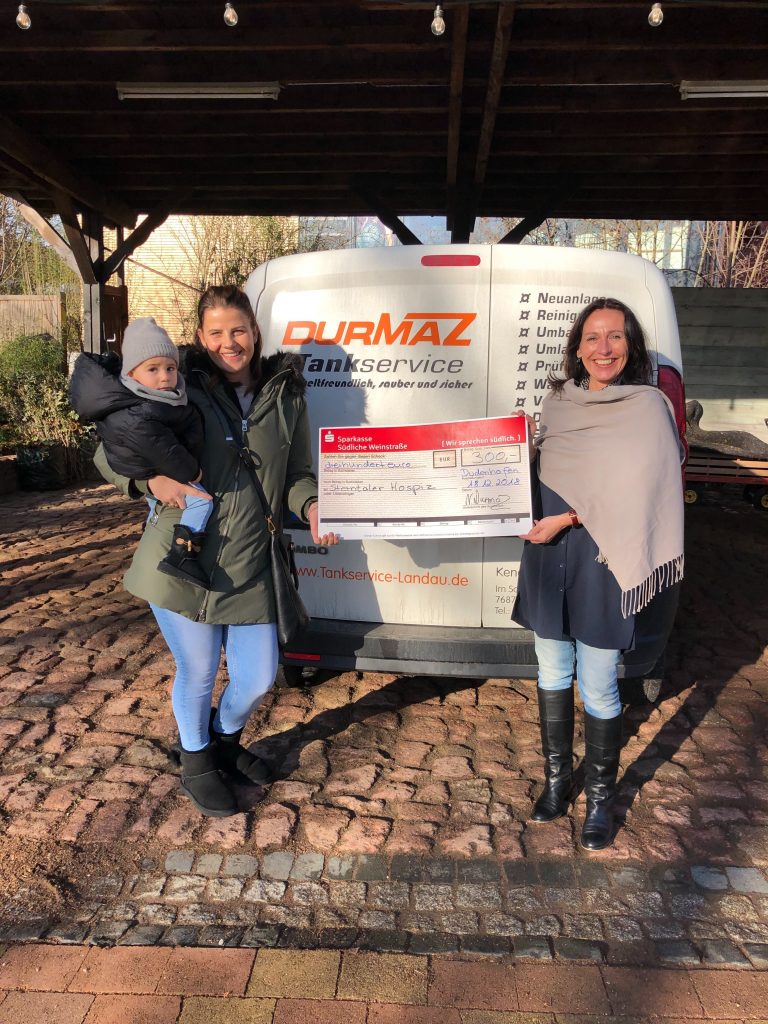 Tankservice Durmaz spendet an Kinderhospiz Sterntaler