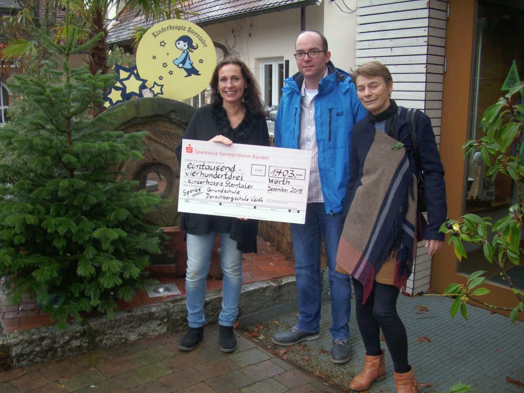 Besuch beim Kinderhospiz Sterntaler in Dudenhofen