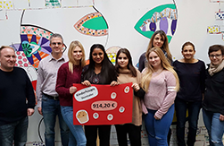 Hartmann-Baumann-Schule spendet an das Kinderhospiz
