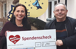 M.W.Video spendet an Kinderhospiz Sterntaler