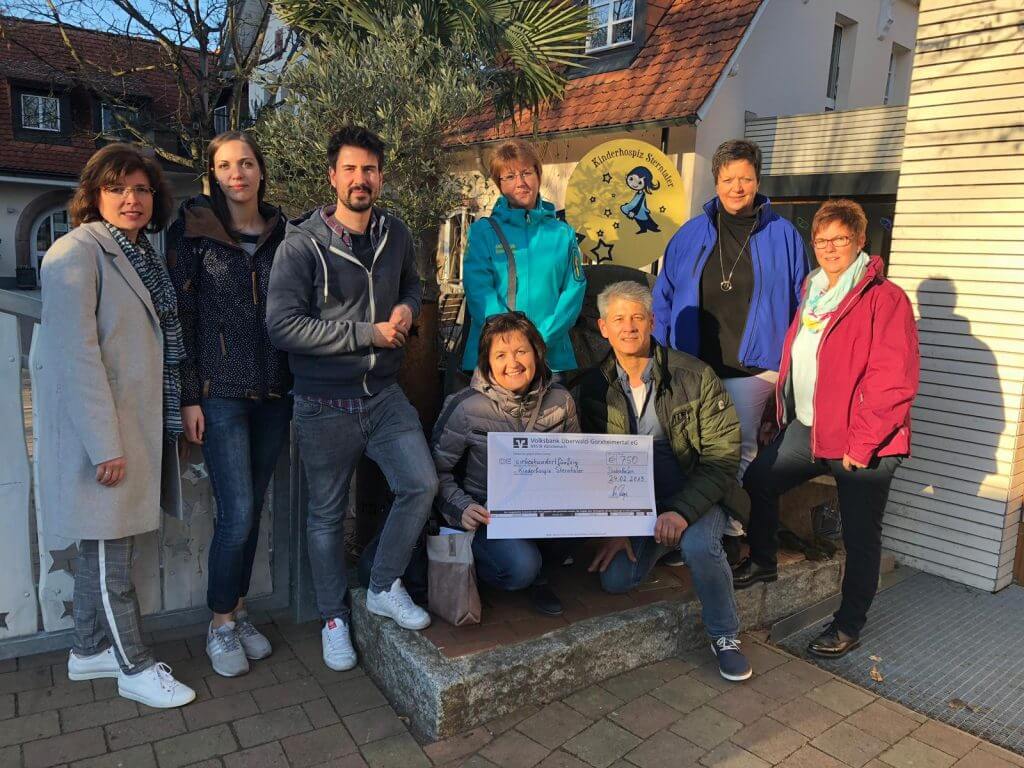 SGU-Abteilungen Ski sowie Fit + Fun spenden an das Kinderhospiz
